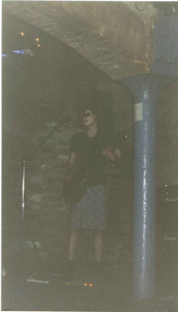 Phil gearing up to break another amp (takes a lot of practise) its all right though, it wasnt ours