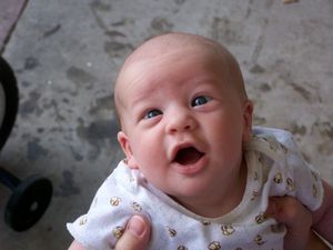 Pic, Austin at 1 month old