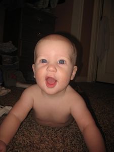 Pic, Austin almost crawling