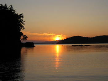 Pic, Sunset Orcas Island style