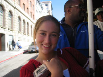 Pic, Lisa on cable car