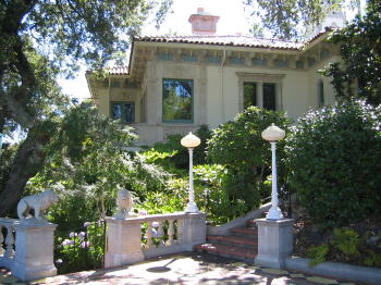Pic, Patio at Hearst Castle