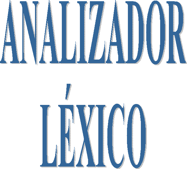 ANALIZADOR LÉXICO