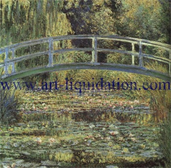 Bridge over the Waterlily Pond 1899 by Claude Oscar Monet