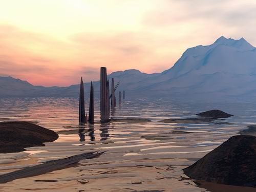 Low Tide Scene