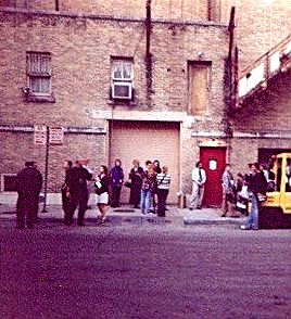 The stage door we waited outside of for pictures.