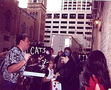 Victoria (Shylo Smith) signing autographs, the girl in the red shirt and black hair is me.