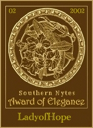 Southern Nytes Award of Elegance for February 2002