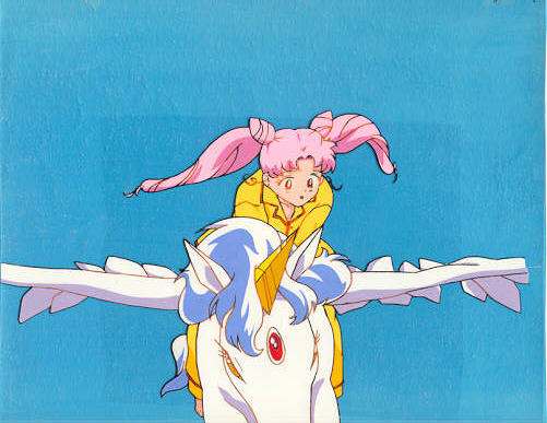 Pegasus and Chibi Usa