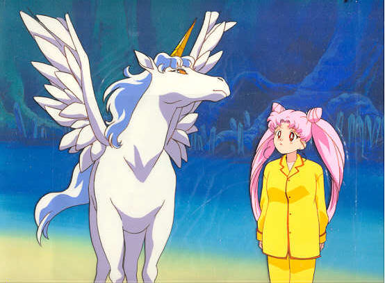 Pegasus and Chibi Usa