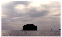 view from boat . . . heading towards Cat Ba Island