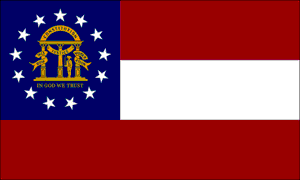 New (2003) Georgia State Flag