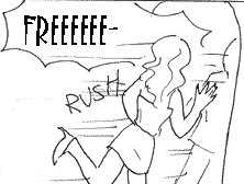 Two APUSH students make a break for it