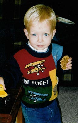 always with toys and food in hand