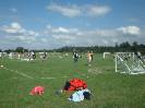 Steff doing a spot of reffin at the Schools Girls 3x3 Tourno..at Weir Fields Beeston 2002