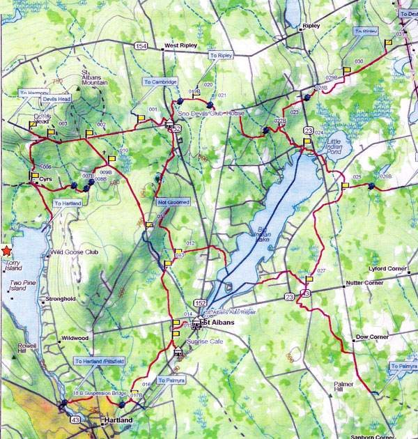Maps of Hartland Maine