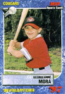 Georgeanne Baseball Card