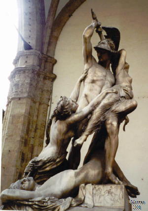 At the converted opera piazza in Florence