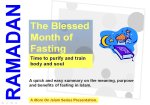 Ramadan For Body and Soul
