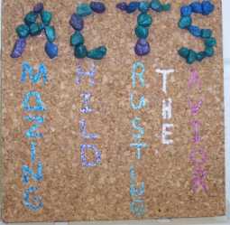 A.C.T.S. corkboard craft
