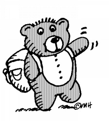 Teddy bear camper