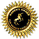 Karen's Award for Website Excellence