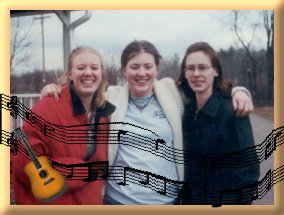 Rach and sisters, Easter 02