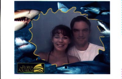 We took two - the other one has him acting afraid of the sharks