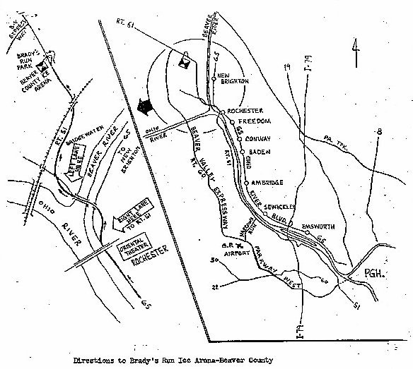 Beaver County rink map
