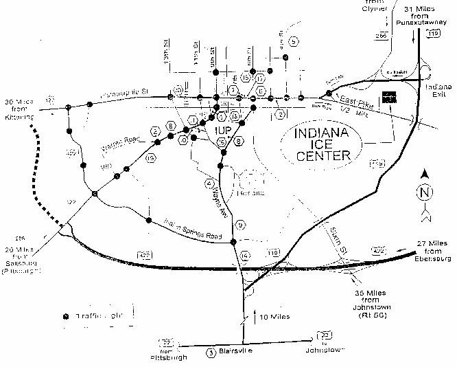 Indiana, PA map