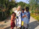 Meeting the children