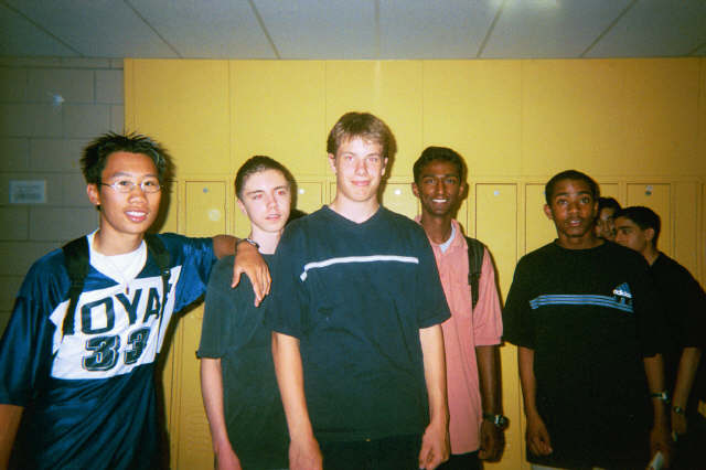 L-R: Stephen, George, Jack, Amuthan, Grant