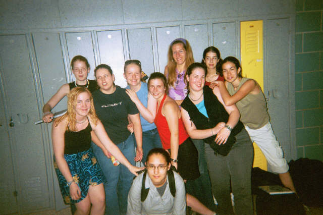 L-R: Katrina, Melanie, Sam, Stacey, Liz, Steph, Amanda, Megan, Michelle, Cherilyn