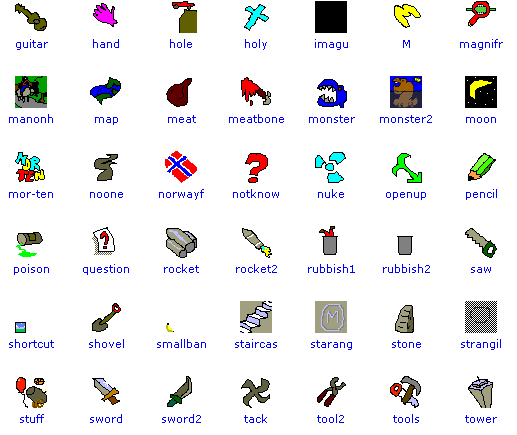 icons that doesn't fit in another group volume 2