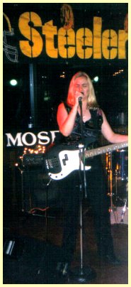 Vimala on vocals at Sharkys...