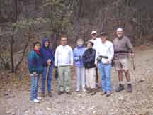 Some of our group at Upper Huachuca Canyon