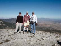 Hikers at the summit