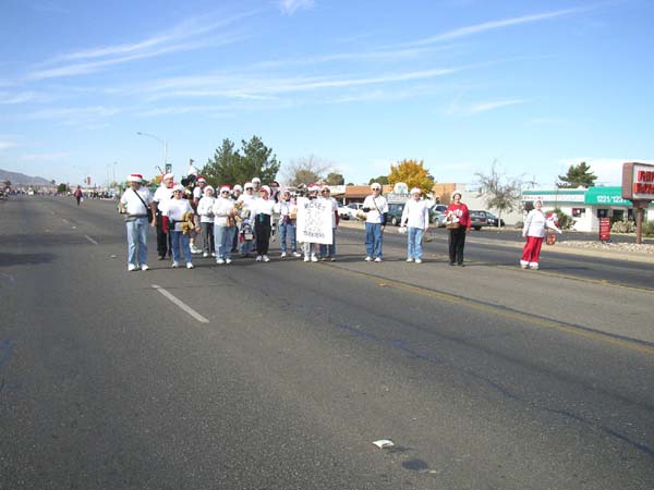 On the parade route