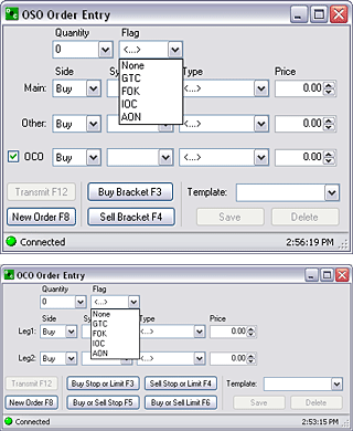 OSO, OCO Order Entry
