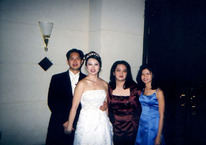 Vu, Phuong, Lisa, & Emilie (Lisa's friend)