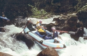 rafting on Platano River