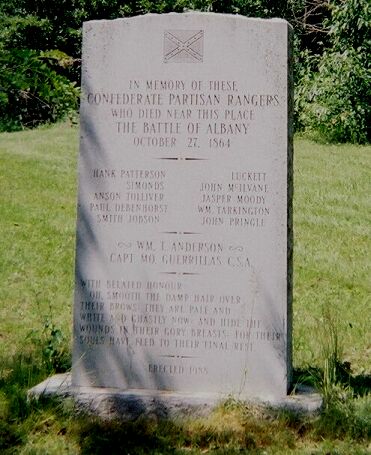 Partisan Ranger Memorial in Albany, Missouri (North of Orrick)