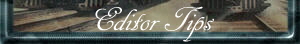 Editor Tips