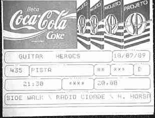 Guitar Heroes B&W ticket