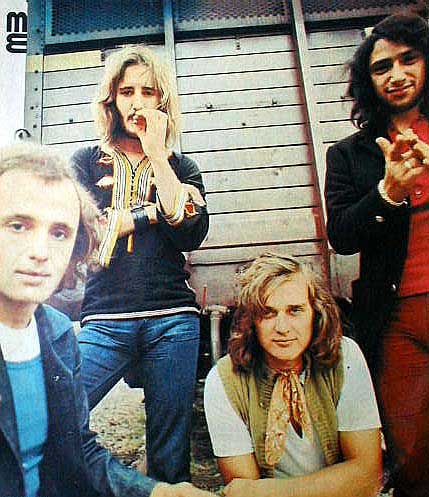 Focus in 1972 - Thijs van Leer, Jan Akkerman, Bert Ruiter and Pierre van der Linden