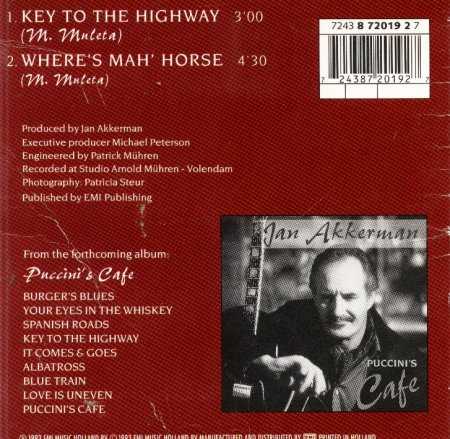 Key to the Highway - back cover