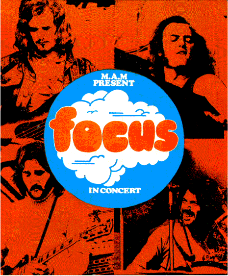 FOCUS concert program - 1973