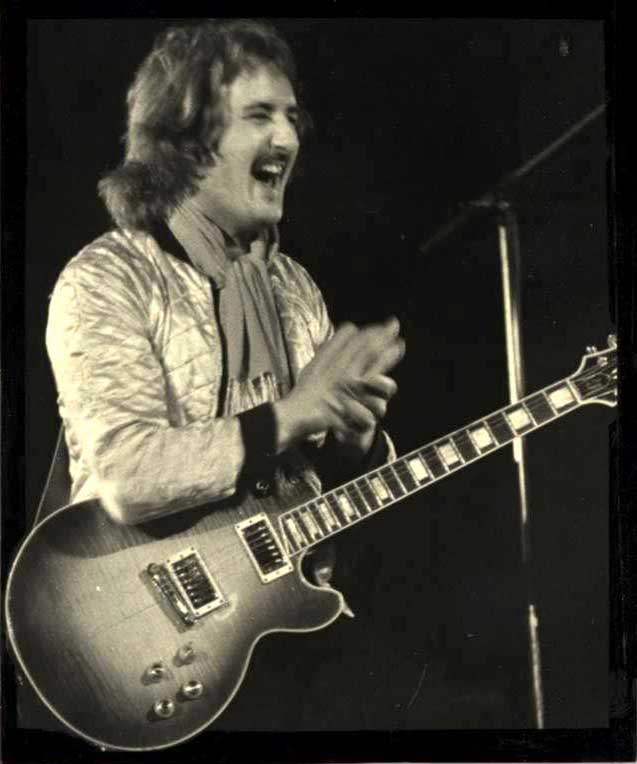 Jan Akkerman at the Roskilde Festival 1975 in Denmark