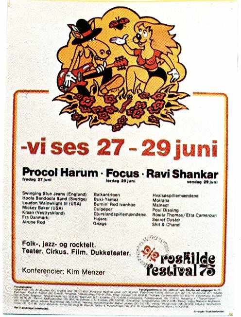 FOCUS advert of the Roskilde Danish Festival