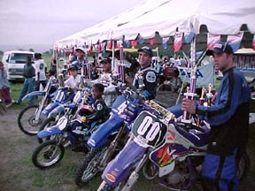 All of Team Yamaha, & most of the trophys